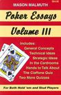 Poker Essays, Volume III By Mason Malmuth Cover Image