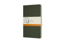 Moleskine Cahier Journal, Large, Ruled, Myrtle Green (5 x 8.25) Cover Image
