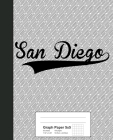 Graph Paper 5x5: SAN DIEGO Notebook By Weezag Cover Image