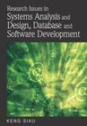 Research Issues in Systems Analysis and Design, Databases and Software Development (Advances in Database Research) Cover Image