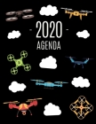 Drone Agenda 2020: Planificador Semanal - Quadcopter - 52 Semanas Enero a Diciembre 2020 By Studio Bralfa Cover Image