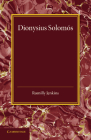 Dionysius Solomos By Romilly Jenkins Cover Image