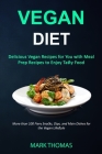 Vegan Diet: Delicious Vegan Recipes for You with Meal Prep Recipes to Enjoy Tasty Food (More than 100 Fiery Snacks, Dips, and Main By Mark Thomas Cover Image