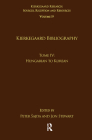 Volume 19, Tome IV: Kierkegaard Bibliography: Hungarian to Korean (Kierkegaard Research: Sources) By Peter Sajda (Editor), Jon Stewart (Editor) Cover Image
