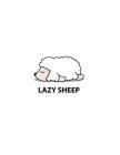 Lazy sheep: Lazy sheep on white cover and Dot Graph Line Sketch pages, Extra large (8.5 x 11) inches, 110 pages, White paper, Sket By Magic Lover Cover Image