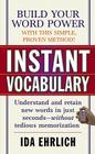 Instant Vocabulary Cover Image