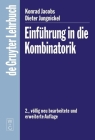 Einführung in Die Kombinatorik (de Gruyter Lehrbuch) Cover Image