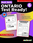 Ontario Test Ready Math Skills 6 Cover Image
