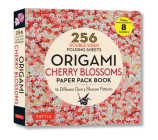 Origami Cherry Blossoms Paper Pack Book: 256 Double-Sided Folding Sheets with 16 Different Cherry Blossom Patterns with Solid Colors on the Back (Incl By Tuttle Studio (Editor) Cover Image