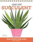 Illustrated Succulent Page-A-Month Desk Easel Calendar 2016 Cover Image