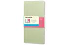 Moleskine Chapters Journal, Slim Medium, Dotted, Mist Green, Soft Cover (3.75 x 7) Cover Image