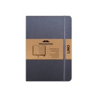 Moustachine Classic Linen Hardcover Grey Lined Medium By Moustachine (Designed by) Cover Image