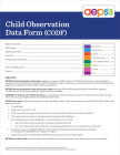 Aeps(r)-3 Child Observation Data Form By Diane Bricker, Carmen Dionne, Jennifer Grisham Cover Image