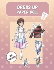 Dress up paper doll, color & cut: 26 cute casual outfits to play with By Shoney Black Cover Image