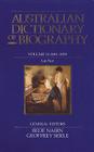 Australian Dictionary of Biography V10: 1891–1939, Lat–Ner By Bede Nairn, Geoffrey Serle Cover Image