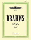 Cello Sonata No. 1 in E Minor Op. 38 (Edition Peters) By Johannes Brahms (Composer), Julius Klengel (Composer) Cover Image