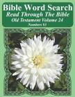 Bible Word Search Read Through The Bible Old Testament Volume 24: Numbers #3 Extra Large Print Cover Image
