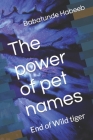 The power of pet names: End of Wild tiger By Babatunde Olayinka Habeeb Cover Image