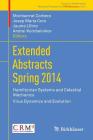Extended Abstracts Spring 2014: Hamiltonian Systems and Celestial Mechanics; Virus Dynamics and Evolution Cover Image