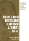 New Directions in Understanding Dementia and Alzheimer's Disease (NATO Asi Series #282) By Taher Zandi (Editor), Richard J. Ham (Editor) Cover Image