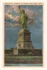Vintage Journal Moon over Statue of Liberty, New York City By Found Image Press (Producer) Cover Image