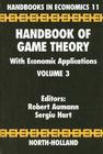 Handbook of Game Theory with Economic Applications: Volume 3 Cover Image