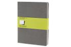 Moleskine Cahier Journal (Set of 3), Extra Large, Plain, Pebble Grey, Soft Cover (7.5 x 10) (Cahier Journals) Cover Image