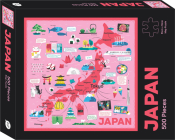 Japan Map 500 Piece Puzzle By Hardie Grant Travel Cover Image