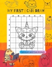 My first i can draw catnicorn and cute animals: Simple step-by-step learn to drawing and coloring book for kids By Jessebuenoano Rosegold Cover Image