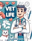 Vet Life: Honor the dedication and compassion of veterinary professionals, where each illustration showcases the heroic efforts Cover Image