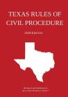 Texas Rules of Civil Procedure; 2018 Edition Cover Image