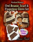 Owl Beanie, Scarf and Fingerless Glove Set Cover Image