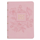 KJV Holy Bible, Compact Large Print Faux Leather Red Letter Edition - Ribbon Marker, King James Version, Pink By Christian Art Gifts (Created by) Cover Image