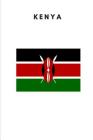 Kenya: Country Flag A5 Notebook to write in with 120 pages Cover Image