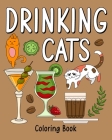 Drinking Cats Coloring Book Cover Image