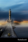 Notebook: Paesaggio, Mare, Faro, Tempesta taccuino / agenda / quaderno delle annotazioni / diario / libro di scrittura / carnet By Idee Regalo Quaderno a. Righe Cover Image