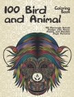 100 Bird and Animal - Coloring Book - 100 Zentangle Animals Designs with Henna, Paisley and Mandala Style Patterns By Agnes Elliot Cover Image