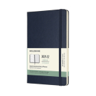 Moleskine 2021-2022 Weekly Planner, 18M, Large, Sapphire Blue, Hard Cover (5 x 8.25) Cover Image
