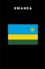 Rwanda: Country Flag A5 Notebook to write in with 120 pages By Travel Journal Publishers Cover Image