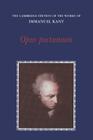 Opus Postumum (Cambridge Edition of the Works of Immanuel Kant) By Immanuel Kant, Eckart Förster (Editor), Michael Rosen (Editor) Cover Image