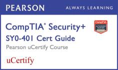 Comptia Security+ Sy0-401 Pearson Ucertify Course Student Access Card Cover Image