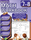 MathFlare - Math Workbook 7th and 8th Grade: Math Workbook Grade 7-8: Ratio and Proportion, Percentage, Algebra, Cartesian Plane, Geometry and Statist Cover Image