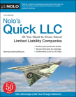 Nolo's Quick LLC: All You Need to Know about Limited Liability Companies By Anthony Mancuso Cover Image