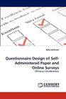 Questionnaire Design of Self-Administered Paper and Online Surveys Cover Image