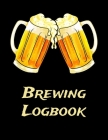 Brewing Logbook: Beer Brewer Log Notebook Cover Image