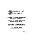 Legal Training Handbook 2023 Cover Image