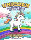 Unicorn Coloring Book for Kids Ages 4-8: 50 Fun Unicorn Coloring Pages With Funny & Uplifting Quotes By Clever Kiddo Cover Image