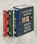 The Little Box of Quotes: For Lovers of Books, Music and Movies (Little Box Of...) By Orange Hippo! (Compiled by) Cover Image