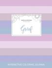 Adult Coloring Journal: Grief (Safari Illustrations, Pastel Stripes) By Courtney Wegner Cover Image