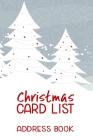 Christmas Card List Address Book: A Six-Year Holiday Card Tracking Book By Weareads Books Cover Image